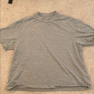 Uniqlo Grey High Neck Top